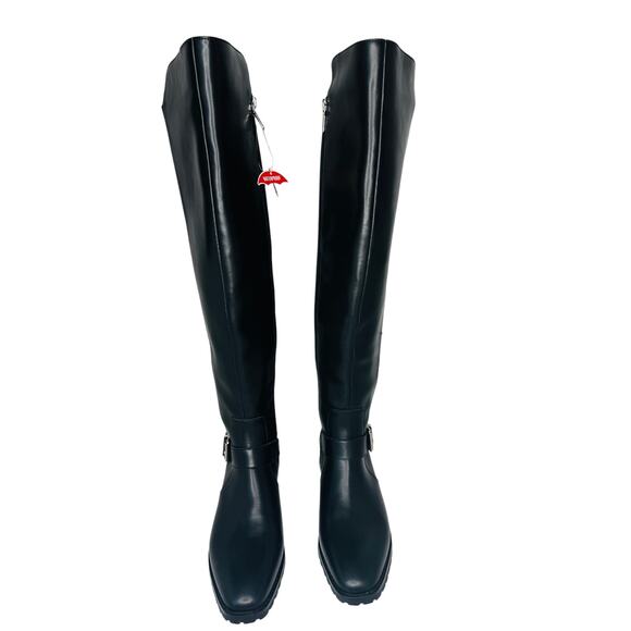 Blondo Sylvia Waterproof Black Leather Over-the-Knee Boots Women’s Size 9 - Picture 5 of 11